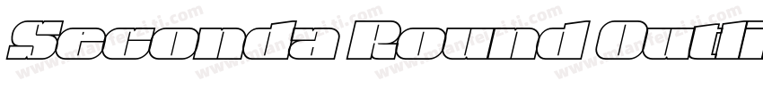 Seconda Round Outlin字体转换
